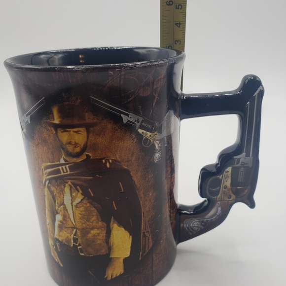 Vtg Clint Eastwood Good Bad And Ugly Mug Gun Shaped Handle Radio Days 2018 - Picture 5 of 5
